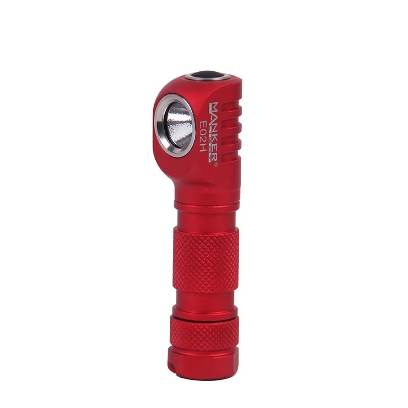 Manker E02H налобный фонарь ААА 220lm CREE XPG3/Nichia 219C светодиодный светильник на голову с оголовьем угловой светильник-вспышка с магнитным реверсивным зажимом