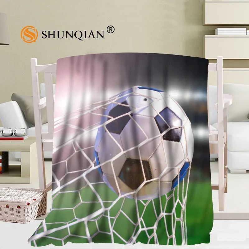 Prezzo Di Vendita Calda Su Ordinazione Di Calcio Pallone Da Calcio Coperta Manta Falafel Divano Coperta/Letto/Biancheria Da Letto Da Viaggio Aereo 56x80 Pollici 50X60inch 40X50inch