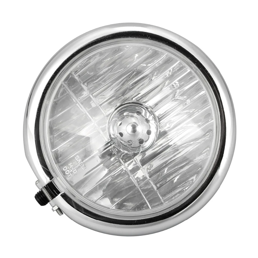 

For Assembly 5 3/4" Headlamp Lamp Round Headlight Housing Motorcycle Halogen Headlamp High Low Beam For Harley Bobber Chopper