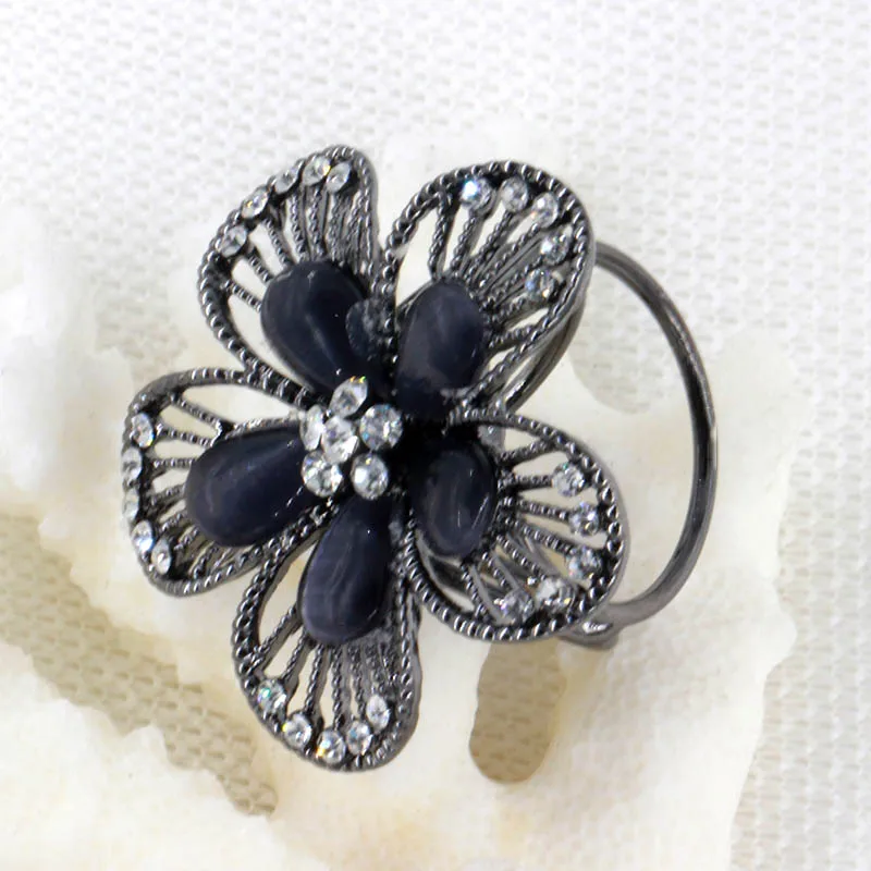 Брошь женская полудрагоценные камни в ретро-стиле | Украшения и аксессуары