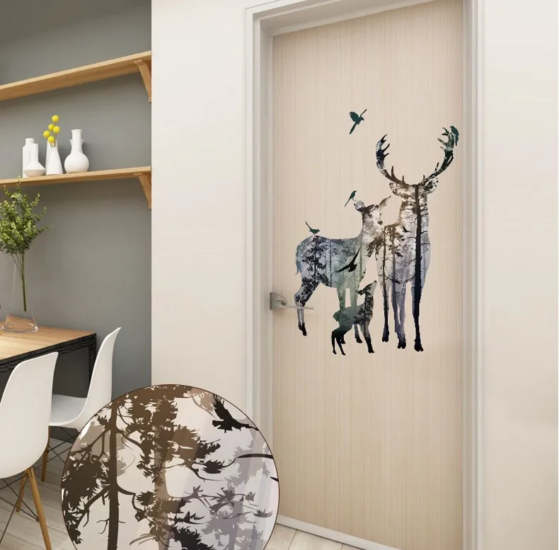 Наклейка в современном скандинавском стиле для спальни гостиной телевизора