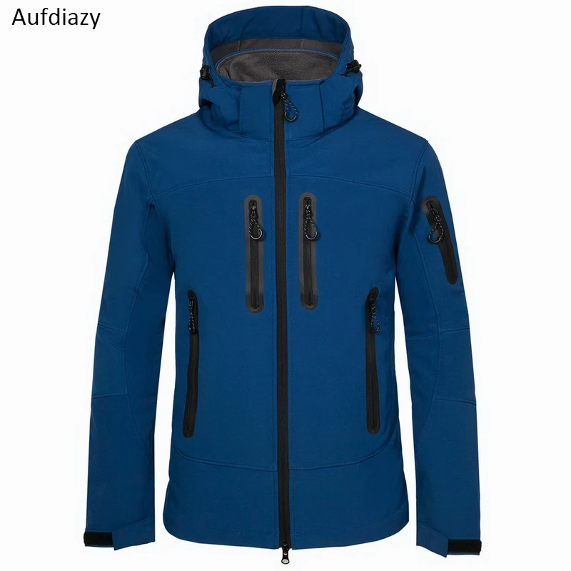 Gydiazy мужские толстые куртки на осень и зиму водонепроницаемые флисовые