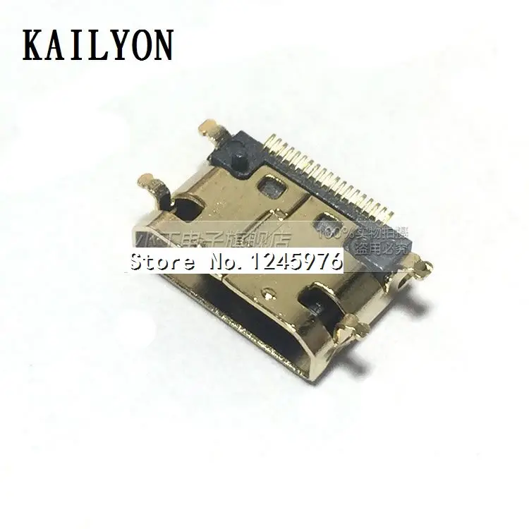 

100pcs MINIHDMI interface, SMD SMT tablet computer, 19P high-definition mother seat, needle shell, all copper plated