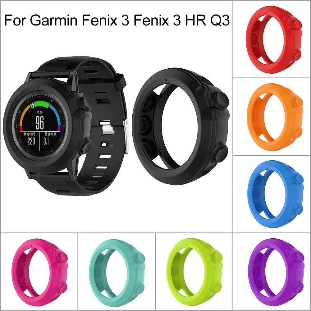 Модный силиконовый защитный чехол для смарт часов Garmin Fenix 3 HR Quatix
