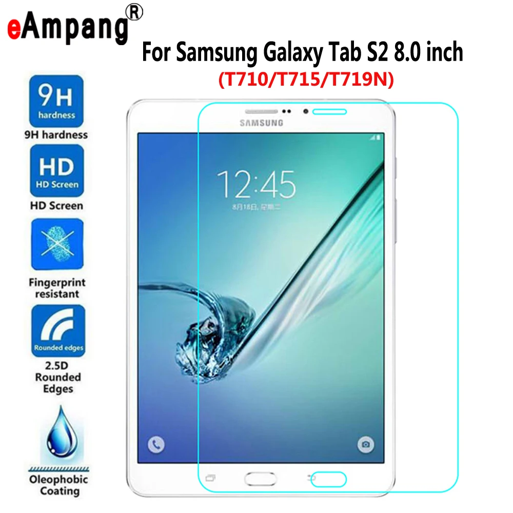 Закаленное стекло для Samsung Galaxy Tab S2 8 0 T710 T715 T719N прозрачная защитная пленка экрана