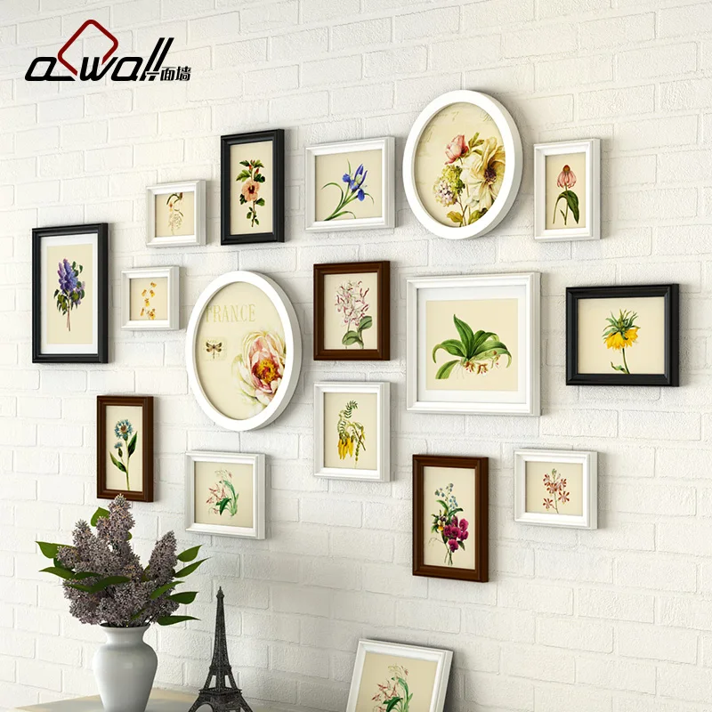 Фоторамки 16 шт./компл. Детские рамки настенная акриловая фоторамка для семьи