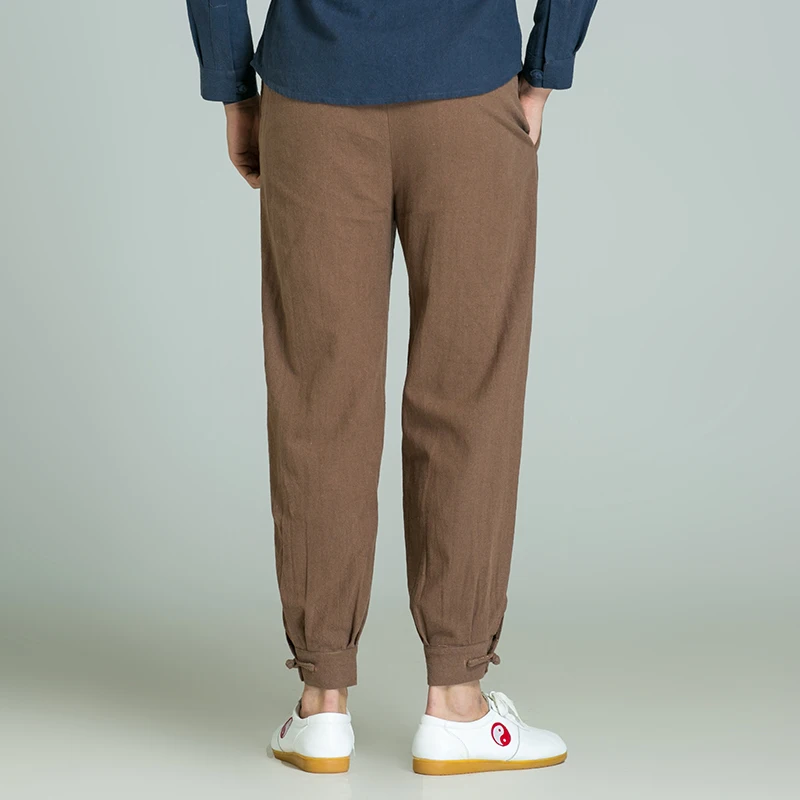 

Kung Fu Martial Art Pants Chinese Style Trousers Only Pants Black White Blue Brown