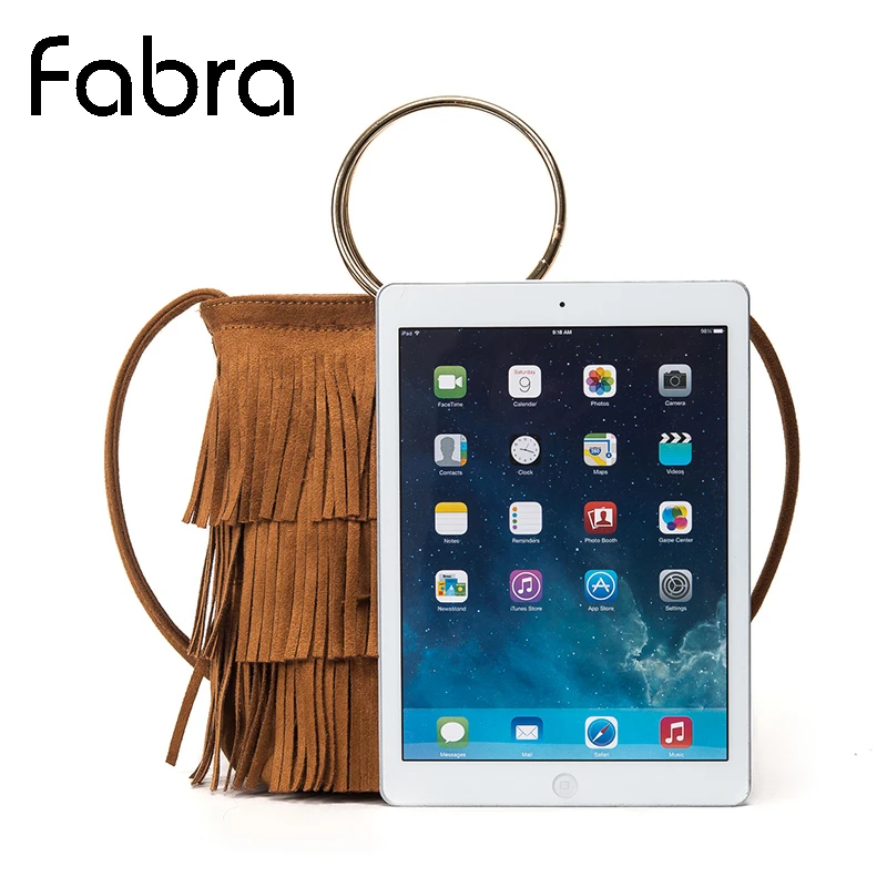 2017 New Vintage Fashion Shoulder Bag Bucket Tassel Women Totes Versatile Zipper Soft Black High Quality Small Crossbody Handbag | Багаж и