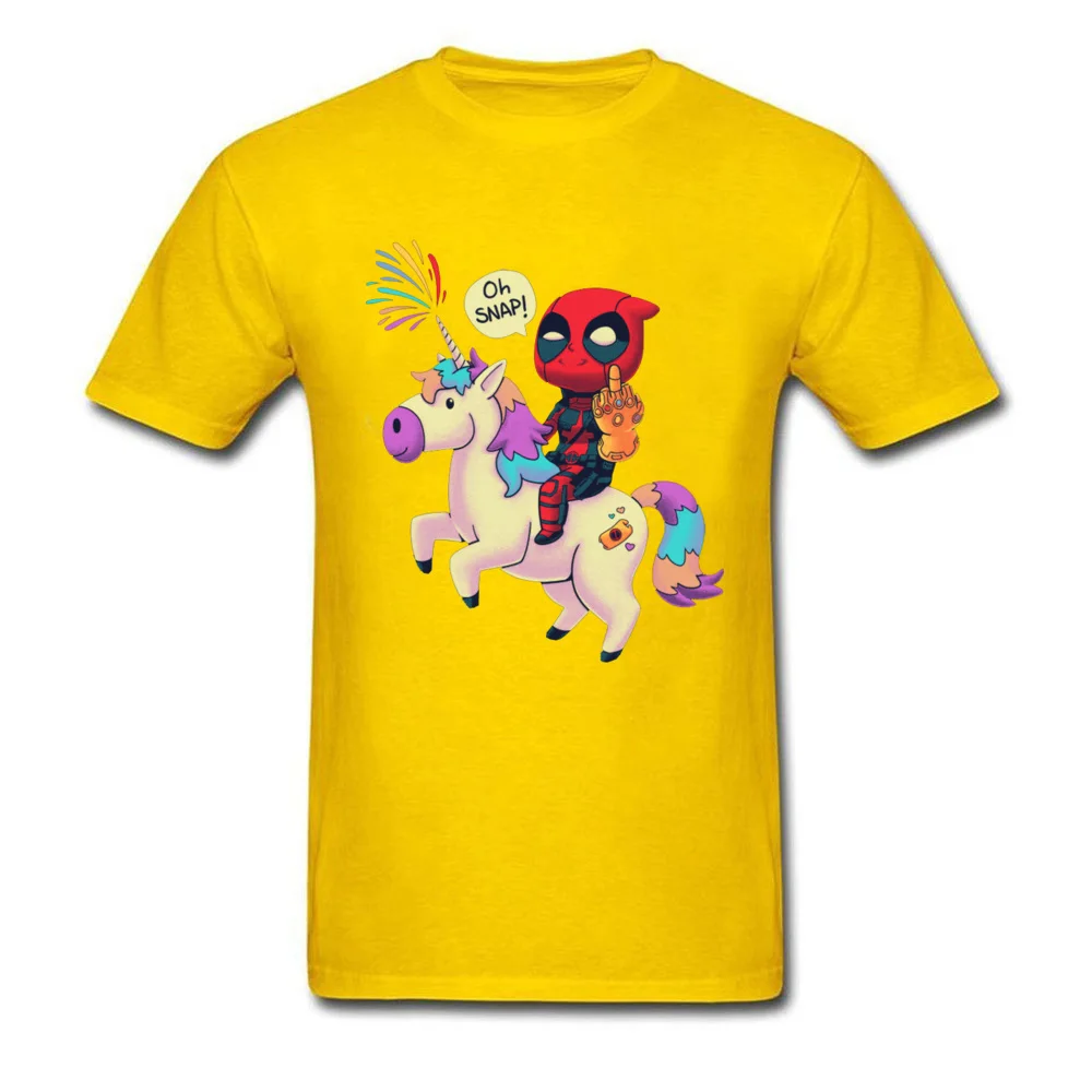 Фильма Дэдпул Рубашки Единорог Радуга T рубашки для мальчиков забавные “Дэдпул”