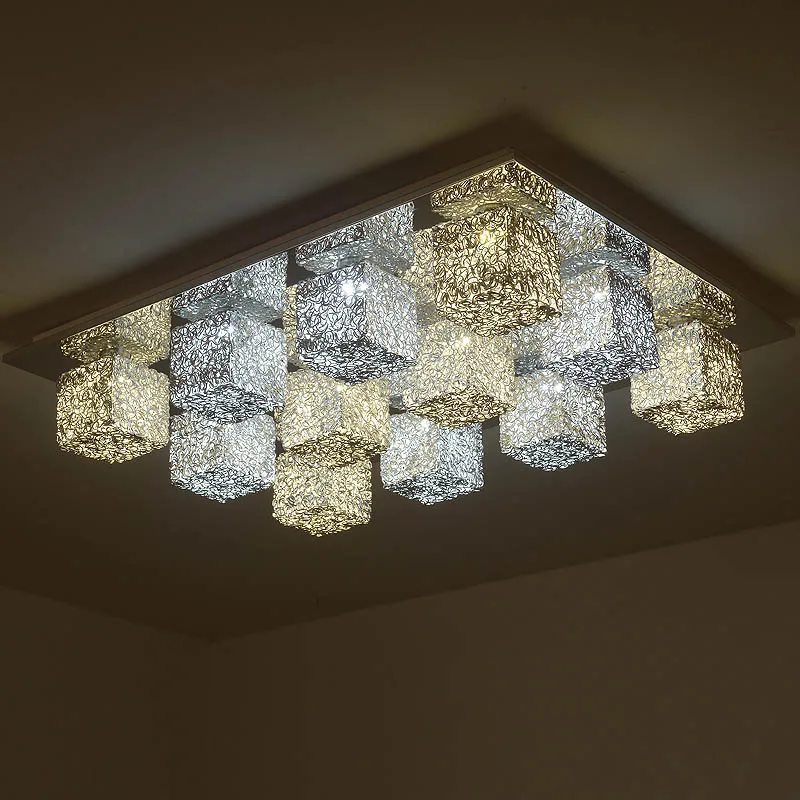 Светодиодная прямоугольная потолочная лампа для гостиной простой современный