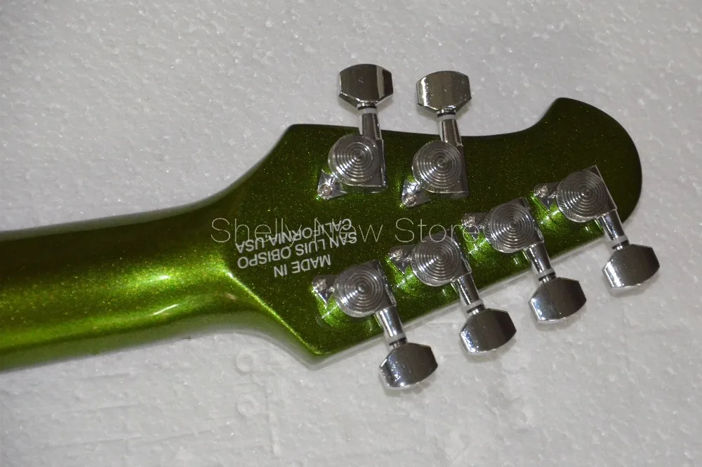 Шелли новый магазин изготовленный на заказ блестящий mtallic Джон Petrucci musicman Luke 9v
