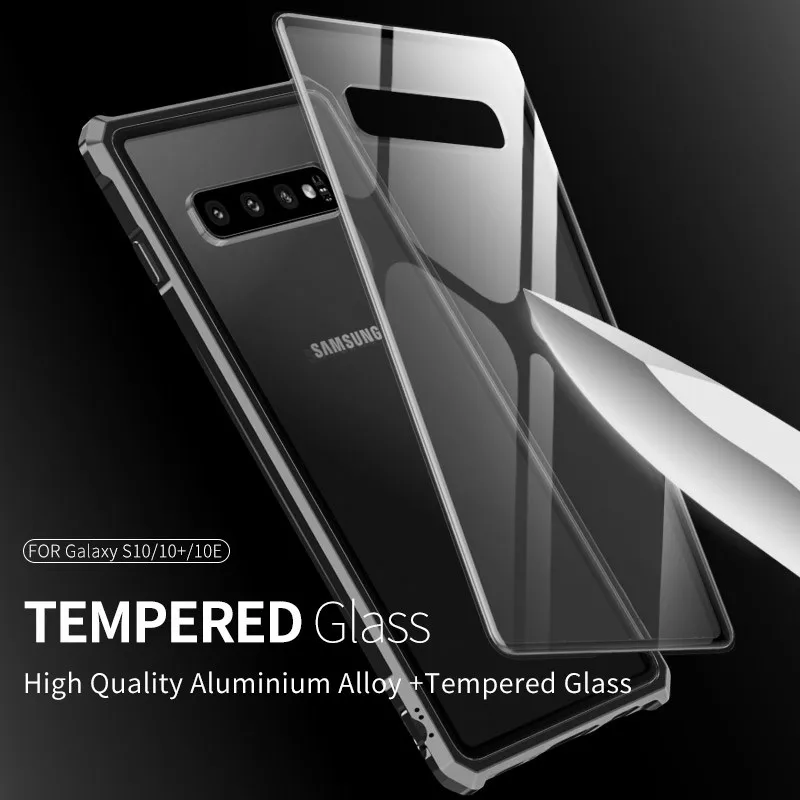 Роскошный высококачественный алюминиевый металлический бампер + прозрачная