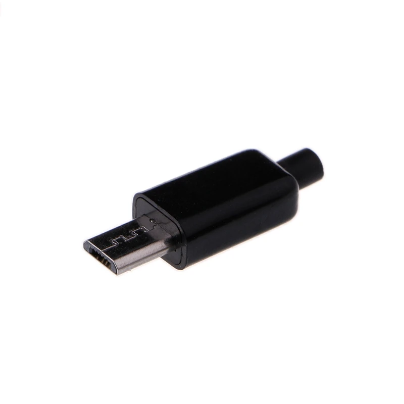 10 комплектов микро USB сварочный Тип Мужской 5 контактный разъем с пластиковой