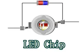 Двойной чип светодиодные бусины 10 Вт Красный 660нм для светодиодных ламп/ламп