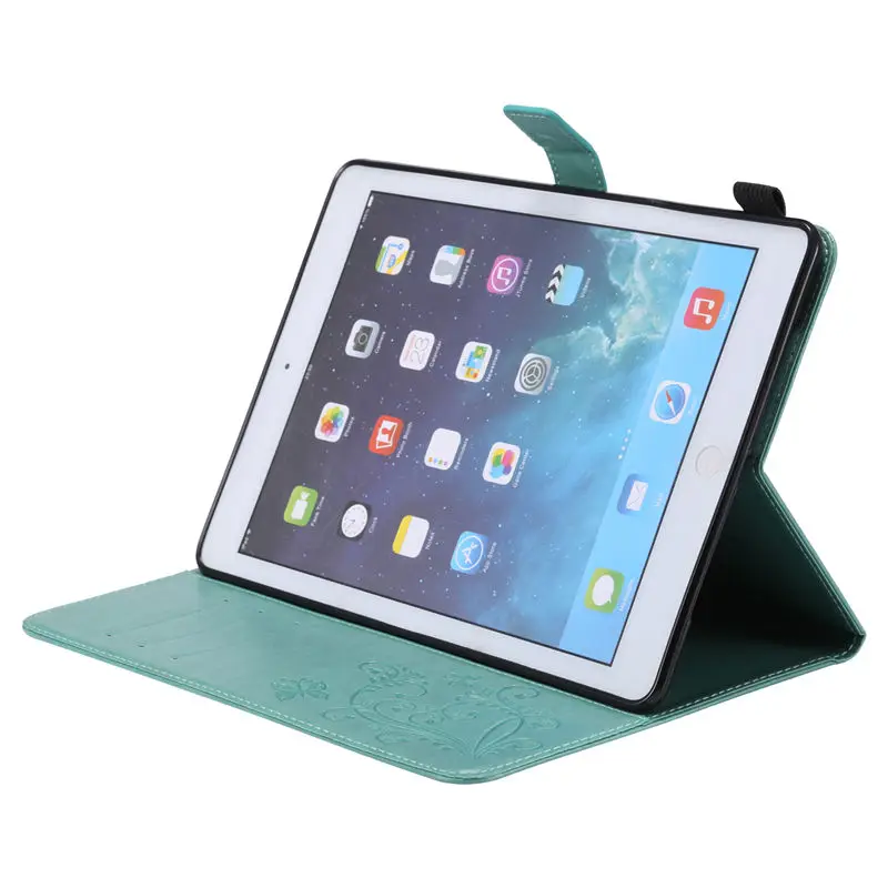 Для Apple нового IPad 9 7 2017 2018 A1822 A1954 планшет 3D бабочка рельефный узор чехол для Air 1 2 / 5 6