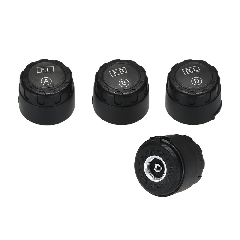 

KKmoon TPMS Tire Pressure Monitoring System Wireless Real-time Solar Energy Clear LCD Display 4 Internal Sensors Alarm Function