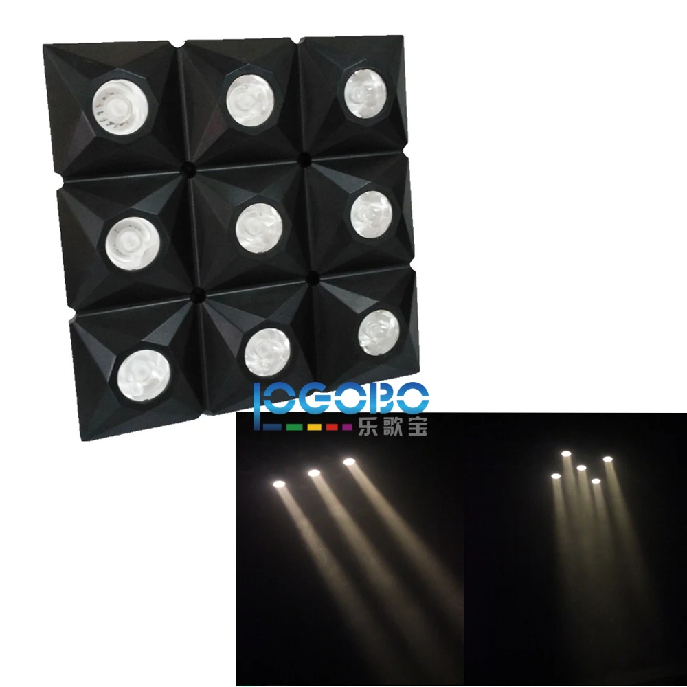 Светодиодный светильник в виде алмазной матрицы 9x10 Вт 3x3|chase light|led lightlight led light |