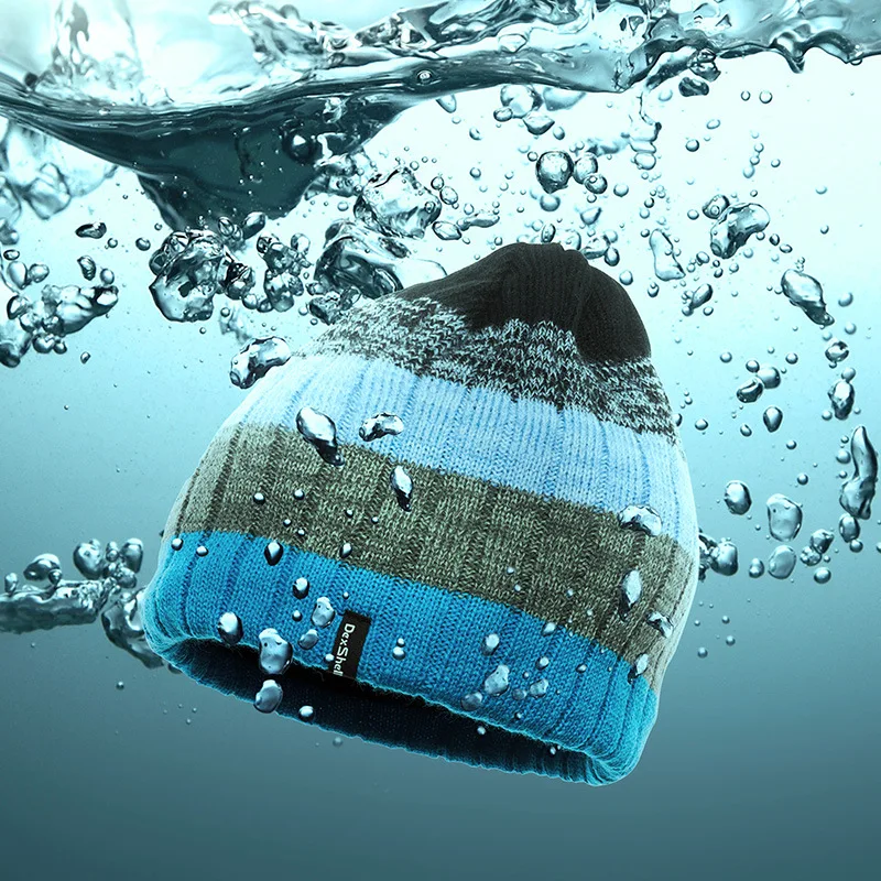 Горячая Распродажа полосатые ветрозащитные Лыжные шапки Dexshell дышащая