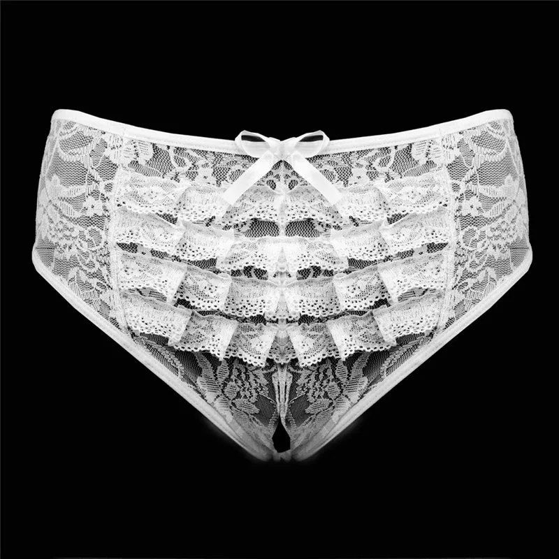 white panties Comeondear, женское сексуальное нижнее белье, бесшовные кружевные трусики, эротические прозрачные стринги, нижнее белье, трусы, женские сексуальные трусики PJ5008 - Цвет: white panties