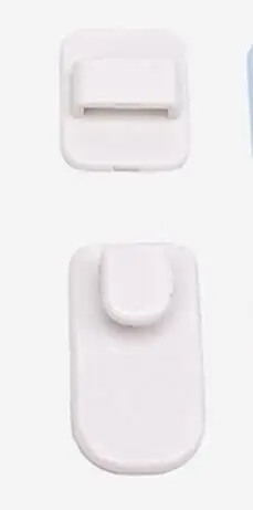 white 2 pairs Пластиковые Крючки 2 пары(4 шт.) набор липких крючков ТВ кондиционер пульт дистанционного управления ключ практичный настенный держатель для хранения крепкая вешалка - Цвет: white 2 pairs