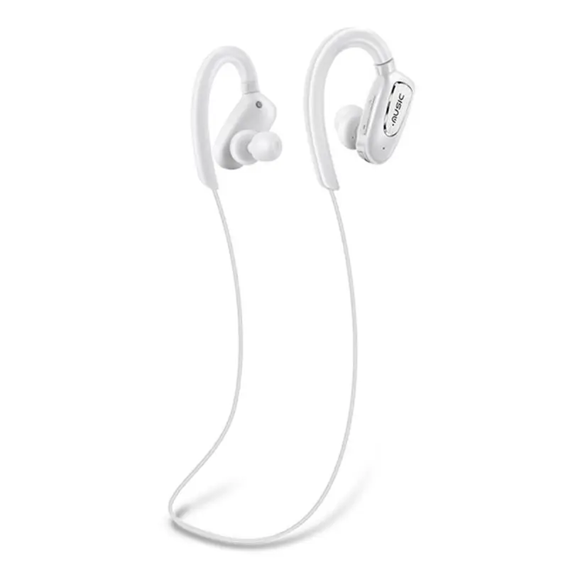 Sport Bluetooth Earphone Wireless Stereo Bass Sweatproof Music Running Fitness Ear Hook Earbuds Xiaomi Phone Earphones | Электроника