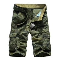 cargo shorts men hot sale casual camouflage summer brand clothing cotton male fashion army work shorts hombre no belt