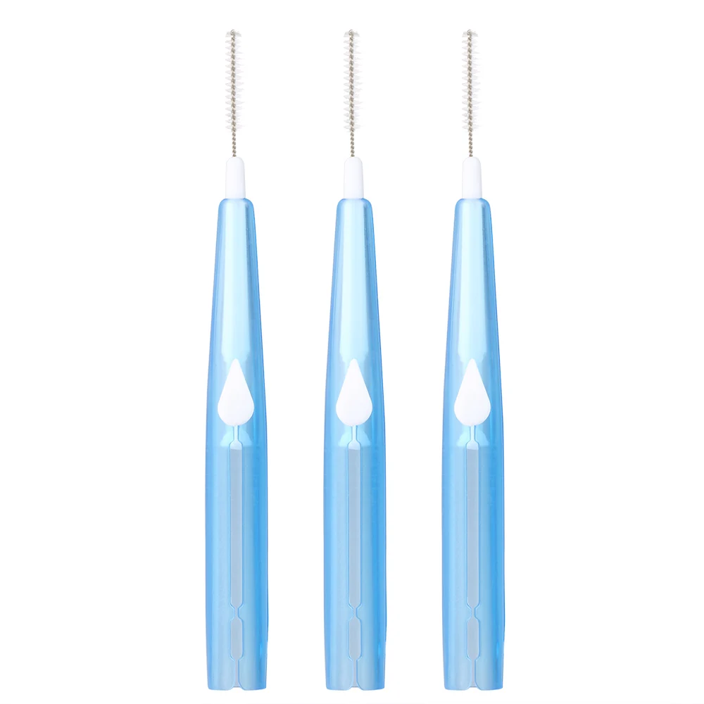 60 шт./кор. зубные нити Refill Inter-зубная щетка для размещения между прутьями зубочистка и зубная нить для полости рта, глубокое очищение, инструменты для здоровья