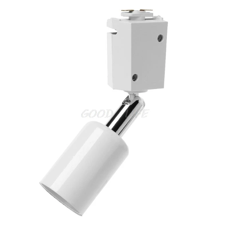 

Loft Minimalist E27 Track Light Holder Universal Connector Direction Adjustable Rail Lamp