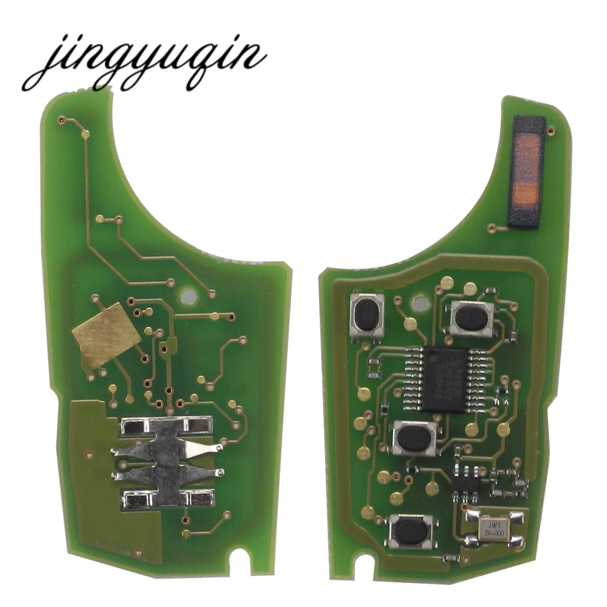 Jingyuqin 5 шт./лот 315/433 МГц ID46 чип дистанционного управления флип-ключ для Chevrolet Cruze Aveo