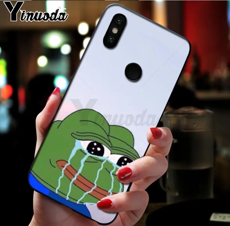 Ynuoda Милая лягушка мем Colforful телефон Accessfories чехол для xiaomi mi 8se 6 note2 note3 redmi 5 plus note5