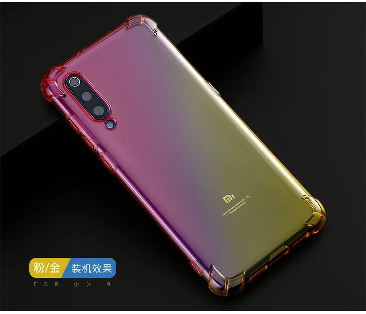 Постепенно обесцвечивающийся чехол для телефона Xiaomi Redmi 7 6 GO Note Pro Mi 9 SE 8 A2 Lite