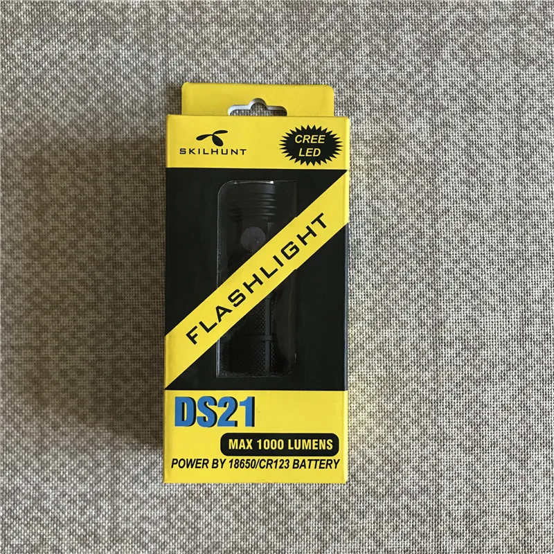 Siklhunt DS16 AA 14500 CREE XPL светодиодный тройной свет DS21 900lm CR123 18650 Водонепроницаемый