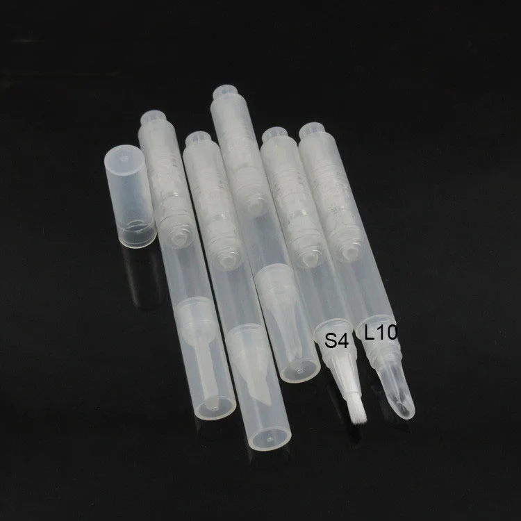 3ml clear click type plastic cosmetic pen for lip glossy/brush/honey acne vulgaris spot removal eye serum essence cosmetic pack