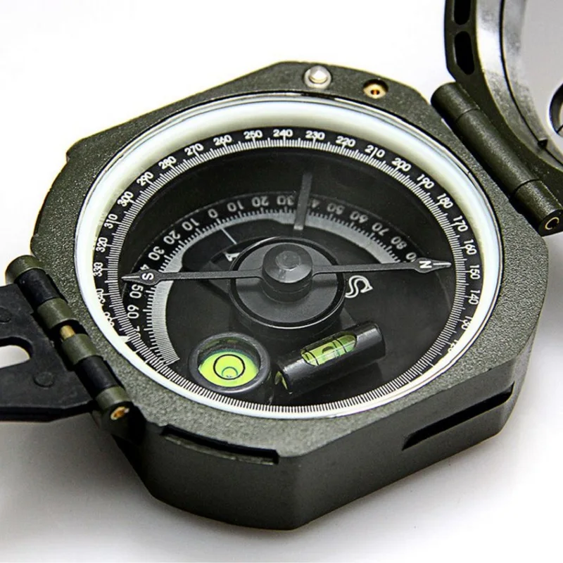 EYESKEY M2 сложенный многофункциональный компас со светящейся панелью циферблата, геологический/портативный военный/открытый компас выживания