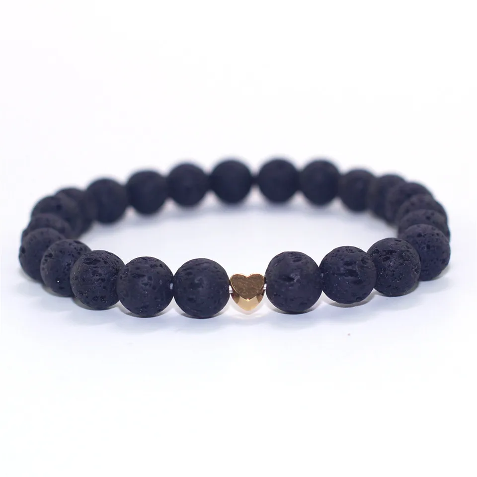 2019 простые Парные браслеты из бисера Энергетический Браслет натурального камня