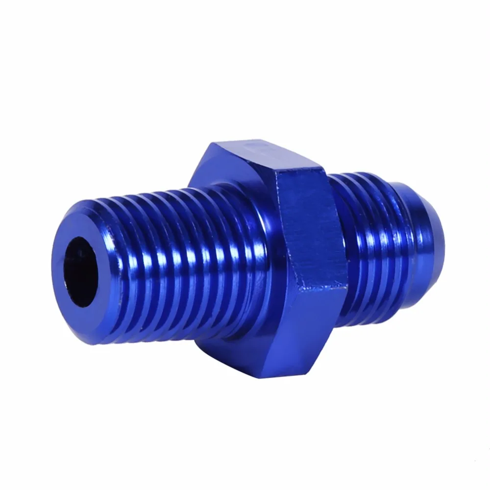 Топ алюминиевый AN6 к NPT 1/4 &quotфитинги для топливного масла прямой переходник