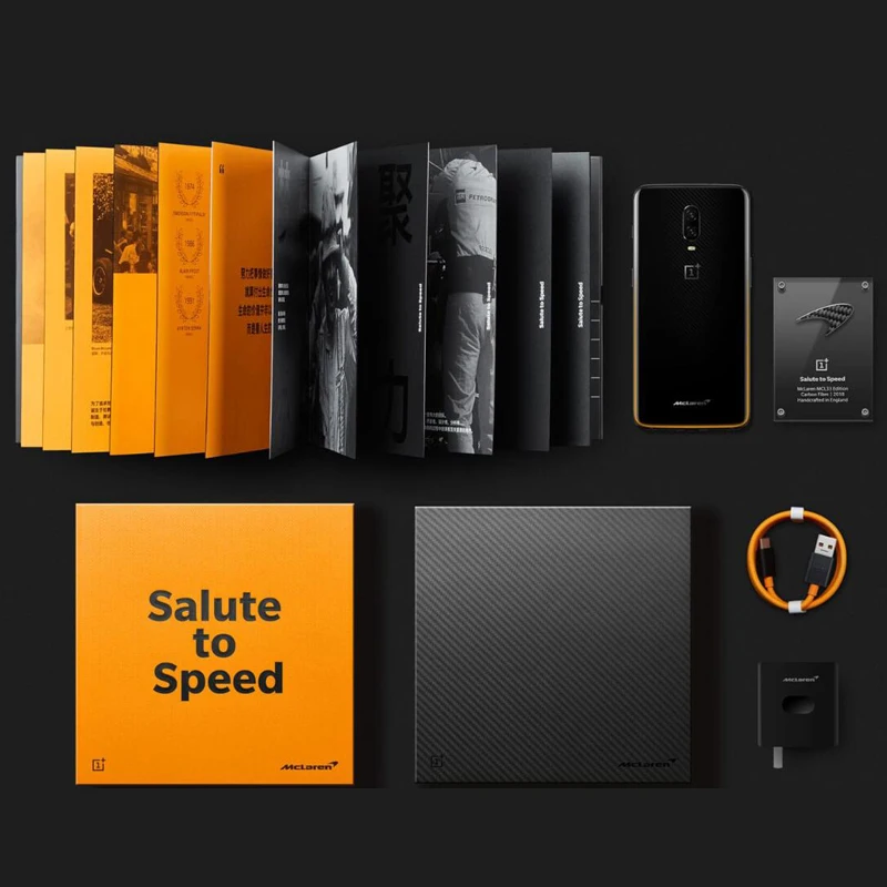 Oneplus 6 T 10 Гб 256 ГБ Mclaren Snapdragon 845 Восьмиядерный NFC Смартфон 41 &quotполный экран 20MP AI