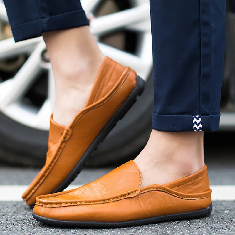 Spring And Autumn New Simple Peas Shoes Set Foot Men'S Driving Casual Half Dragging Tide 803 | Обувь