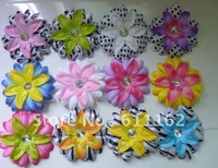 2013 1500pcs about 7 cm Flower Hair small lily Clips Flower Hair Bow Clip  15 Inch Crochet Headband