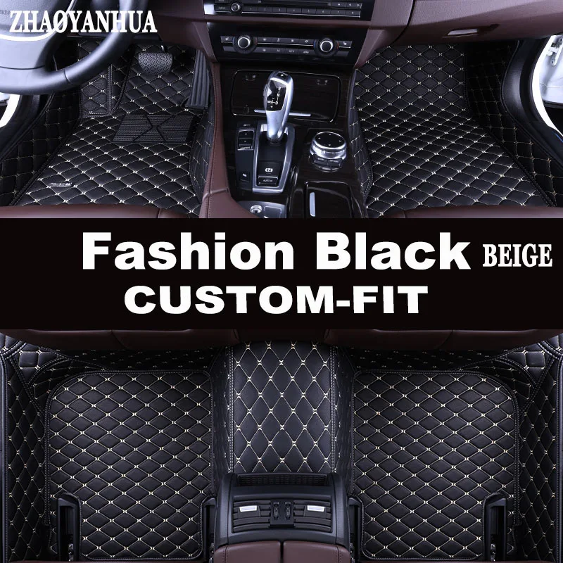 

ZHAOYANHUA Custom made car floor mats for Lexus ES250 ES300H ES350 IS250 RX 350 CT GX LS NX300H GS GX460 carpet rugs liners