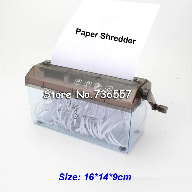 

A6 Shredder Manual Hand Paper Shredders Document File Handmade Straight Cutting Machine Tool for School Office Home Use