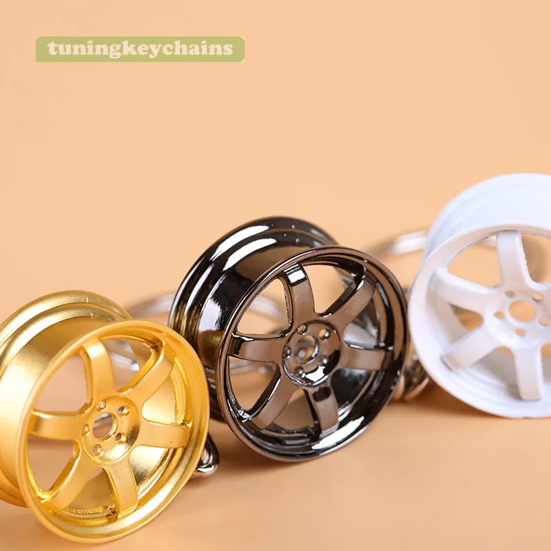 Металлический брелок для ключей Te37|tuning keychain|keychain tuningwheel rim keychain |