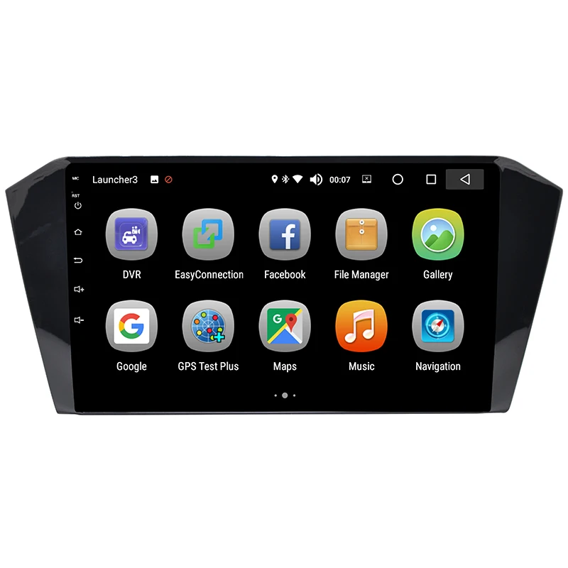 Android 8 0 Автомобильный dvd Радио мультимедийный плеер 10 1 дюймов сенсорный экран с RDS