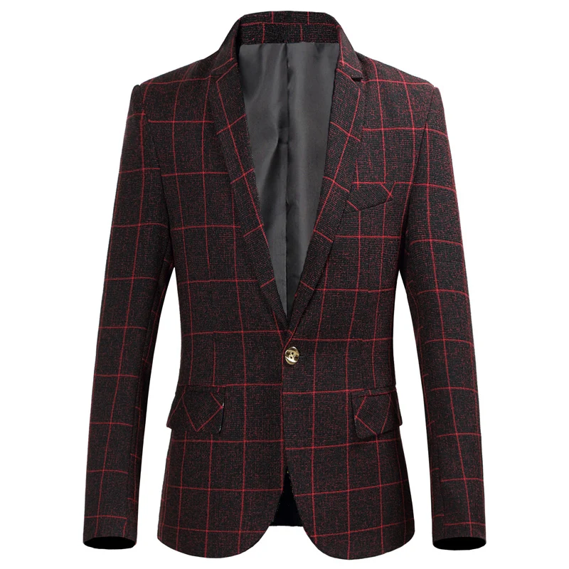 Блейзер Мужской на одной кнопке большой размер M 5XL 6XL 2019|fashion men blazer|men blazermen blazer fashion