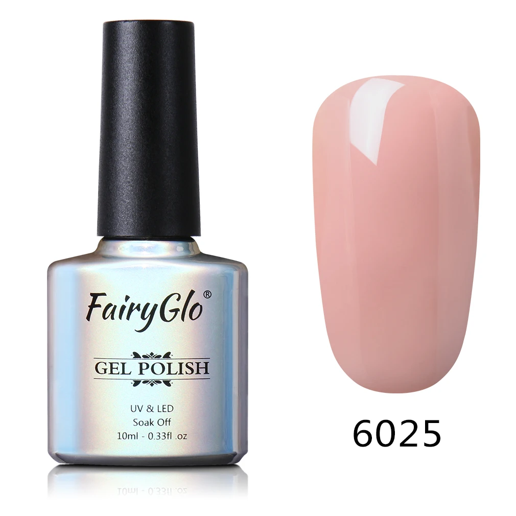 6025 FairyGlo 10 мл 3 в 1 гель для ногтей длинный последний УФ-гель для ногтей один шаг Гибридный гель лак не нужно базовое верхнее покрытие лаковый гель - Цвет: 6025