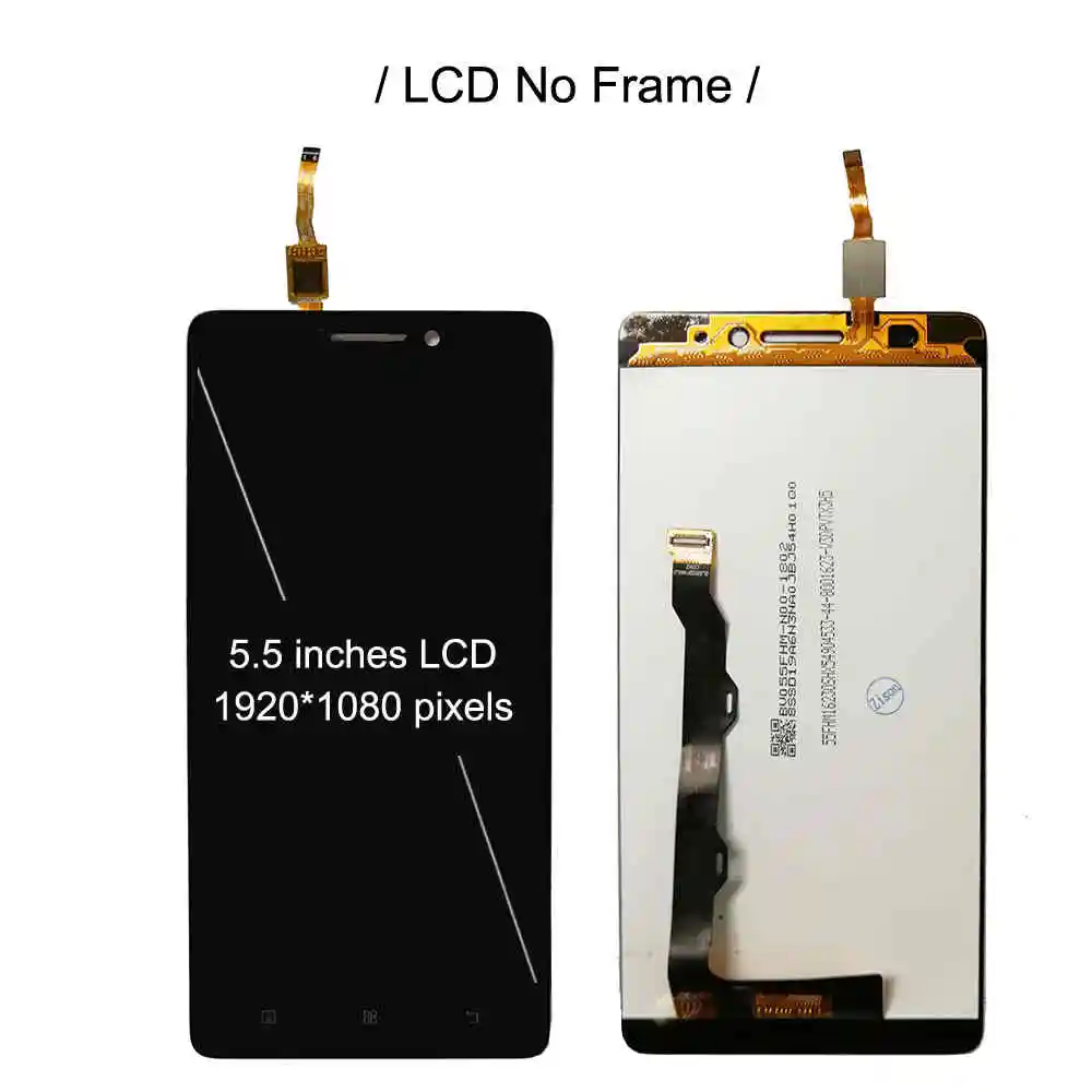 ЖК-дисплей с рамкой для Lenovo K3 Note K50a40 5 дюйма сенсорная панель дигитайзер в сборе