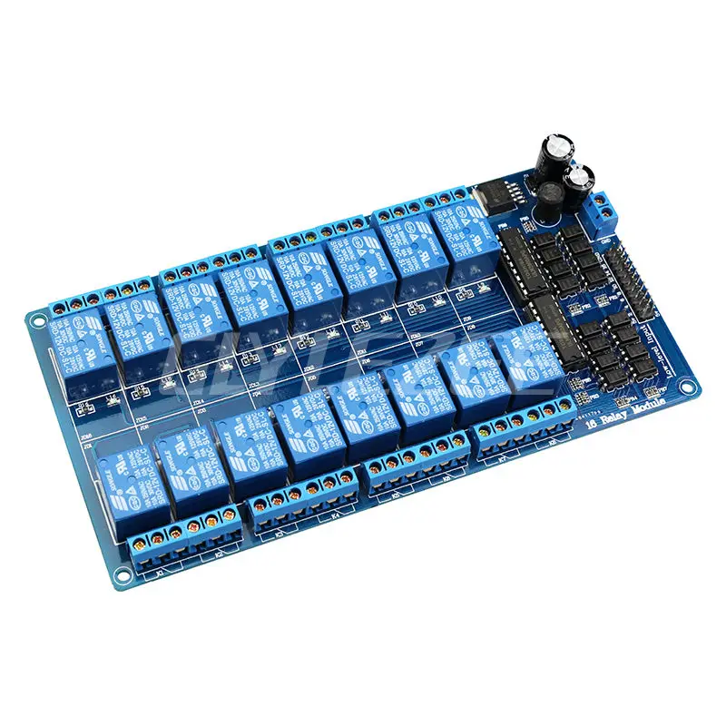 Плата интерфейса модуля реле Glyduino 16 каналов 12 В для Arduino PIC ARM DSP ПЛК с защитой