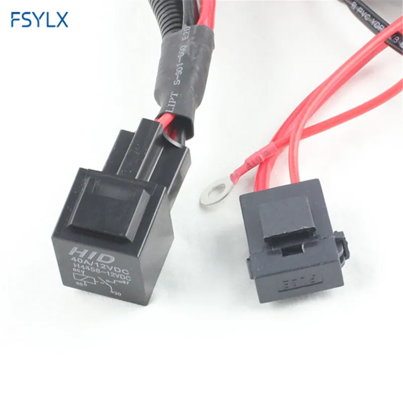 FSYLX 35 Вт 55 9006 9005 H11 H7 H3 Xenon релейный жгут HID головной светильник противотуманный