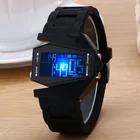 Часы наручные цифровые с секундомером, роскошные брендовые светодиодные спортивные модные для мужчин и женщин, с браслетом