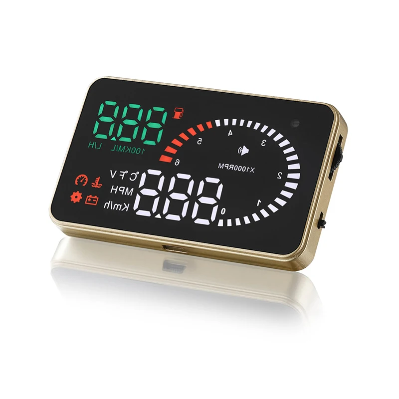 OBD2 Цифровой автомобиль Скорость ometer X6 HUD автомобиль Скорость проектор бортовой компьютер лобовое стекло Аксессуары для проекторов Hud Дисплей